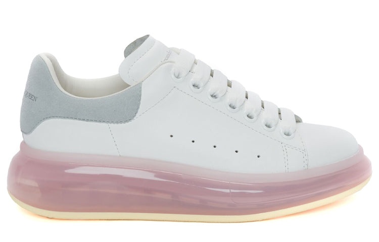 (WMNS) Alexander McQueen Oversized Sneaker 'White Dark Grey' 611698WHXMA9479 - 2