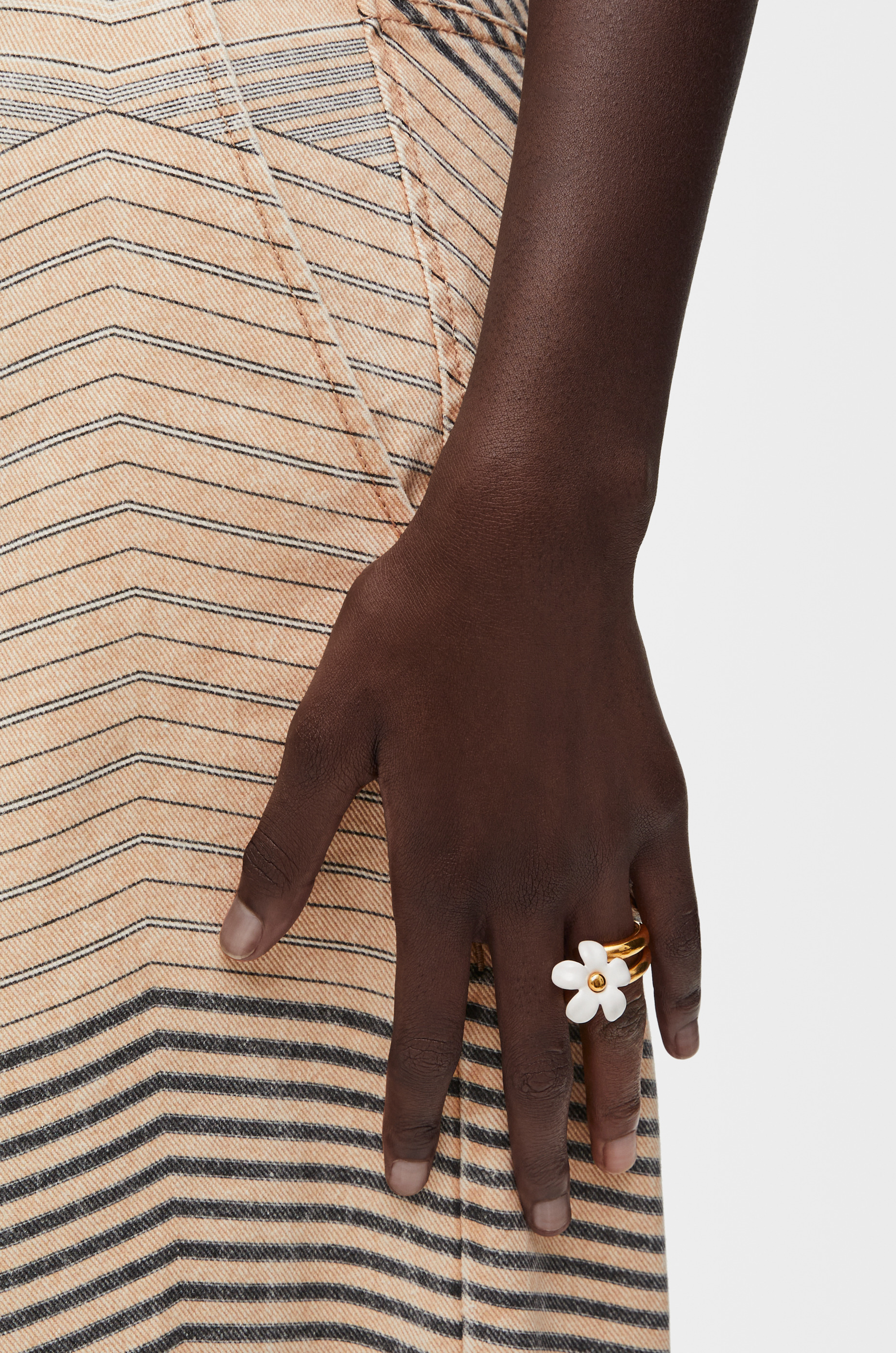 Flor ring in sterling silver and enamel - 2