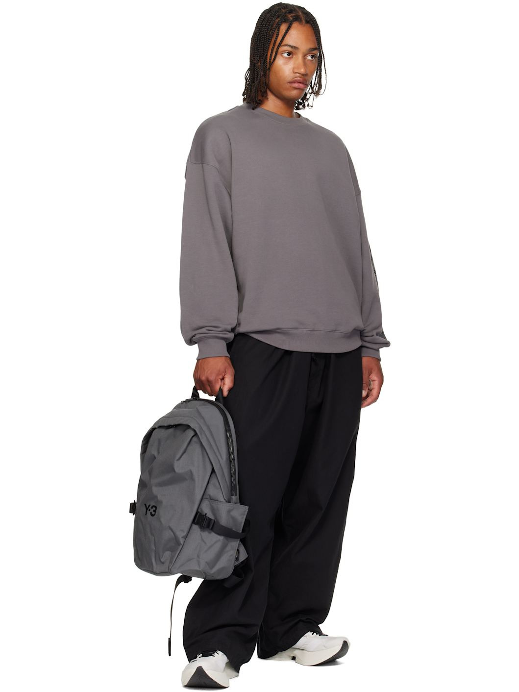 Gray Staple Backpack - 4