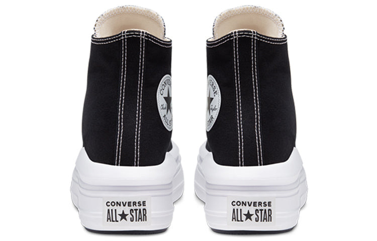 (WMNS) Converse Chuck Taylor All Star High Move 'Black White' 568497C - 5
