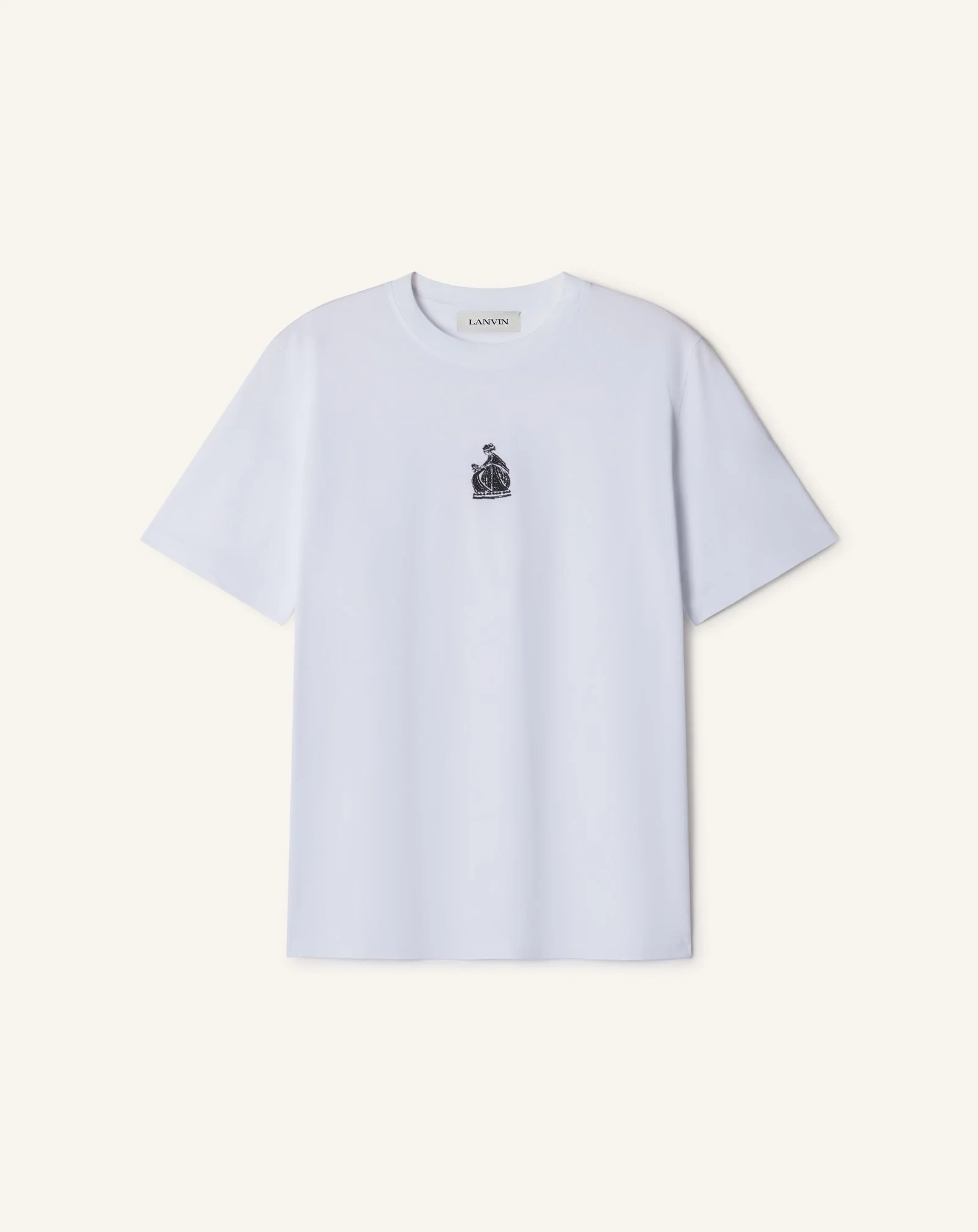 MOTHER AND DAUGHTER EMBROIDERED COTTON JERSEY T-SHIRT - 1