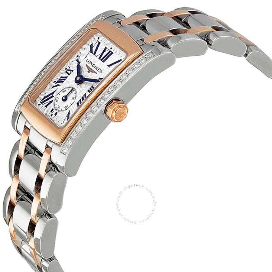 Longines DolceVita Diamond Stainless Steel and Rose Gold Ladies Watch L51555797 - 2