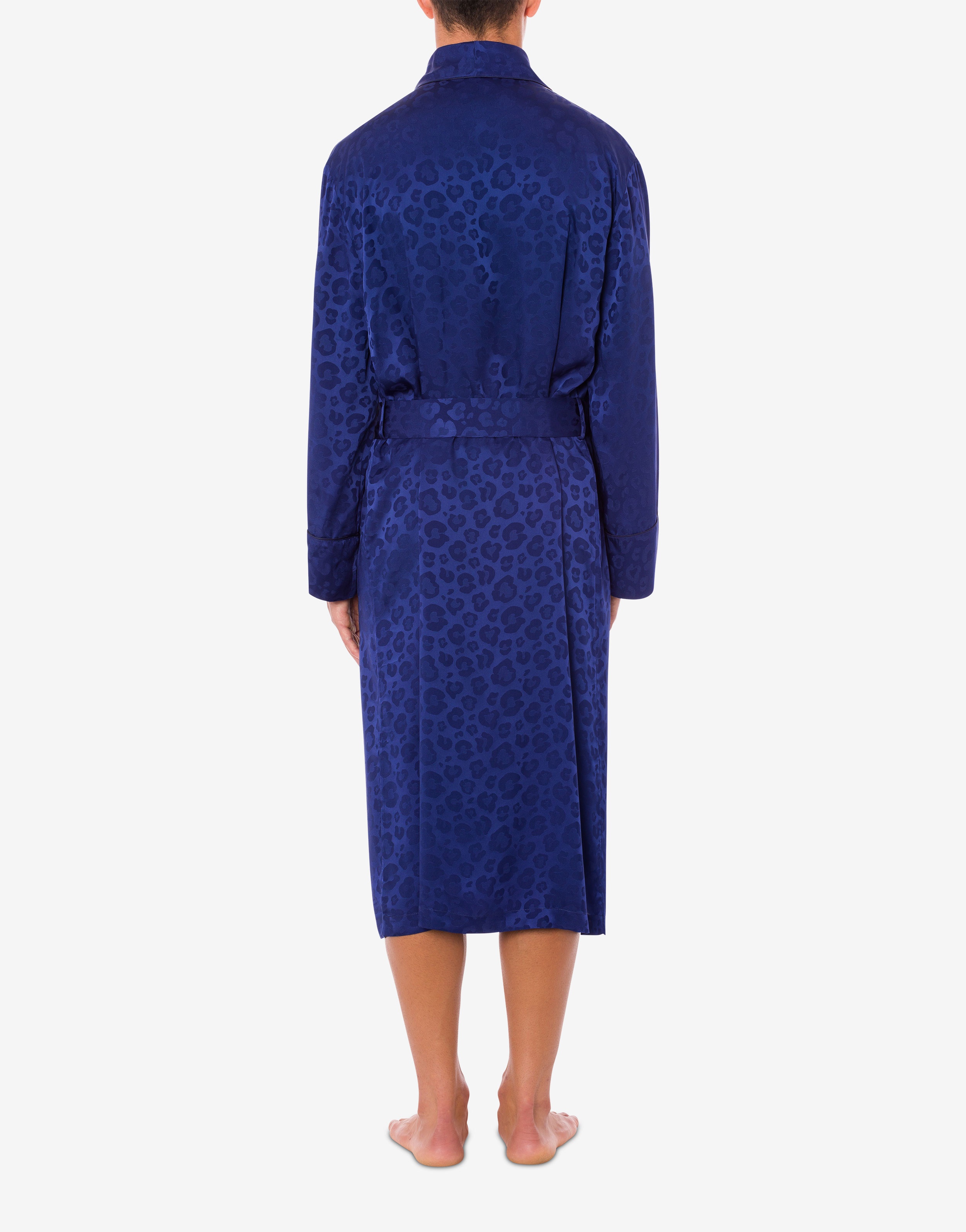 LEOPARD JACQUARD DRESSING GOWN - 3