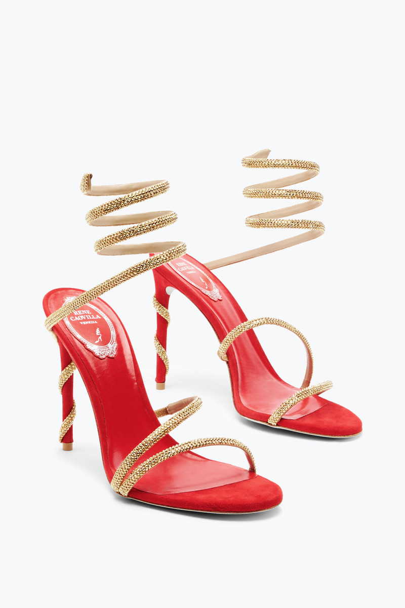 Margot Red Jewel Sandal 105 2