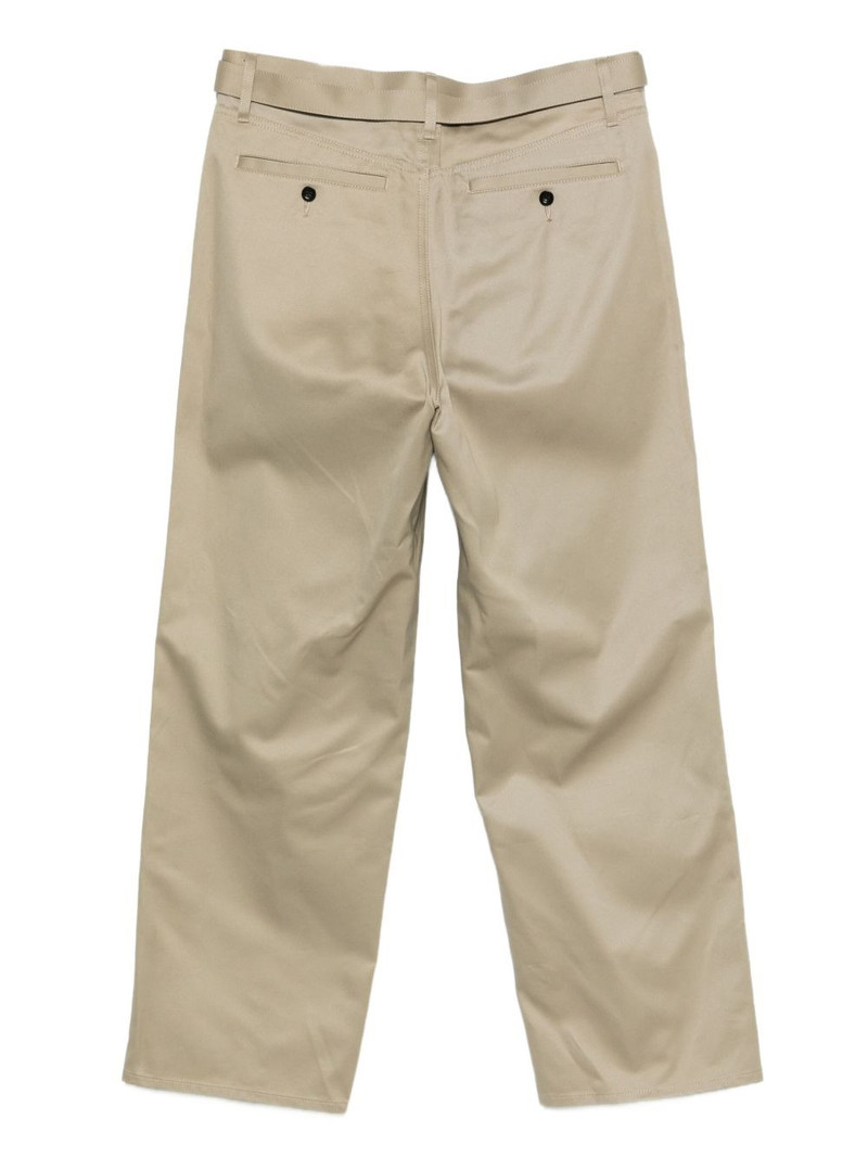 sacai belted trousers outlook