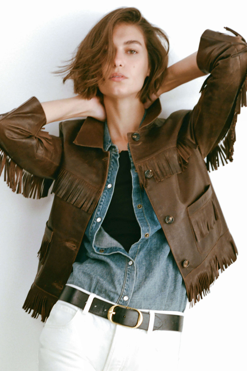 LAZARE FRINGE LEATHER JACKET 8