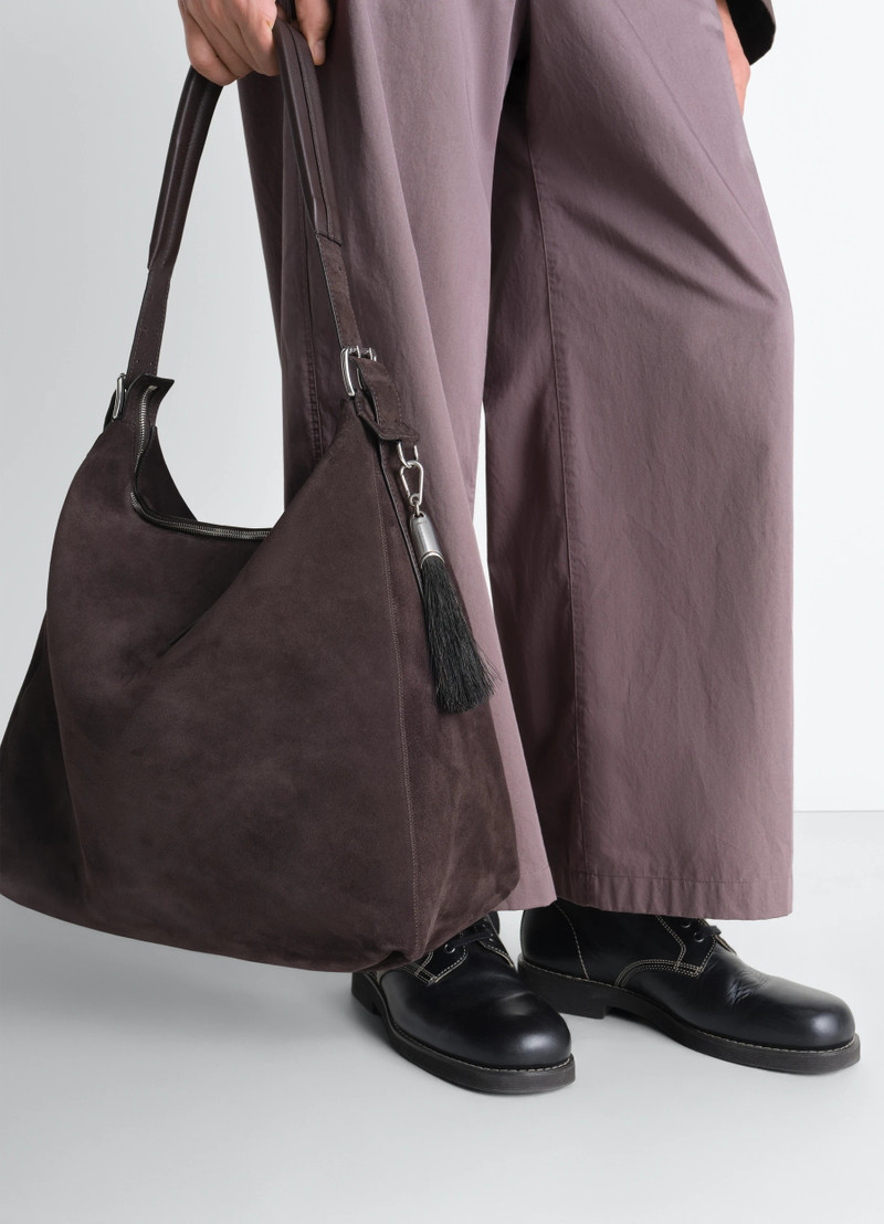 Lemaire MAXI BRUSH BAG CHARM IN BRASS AND HORSEHAIR outlook