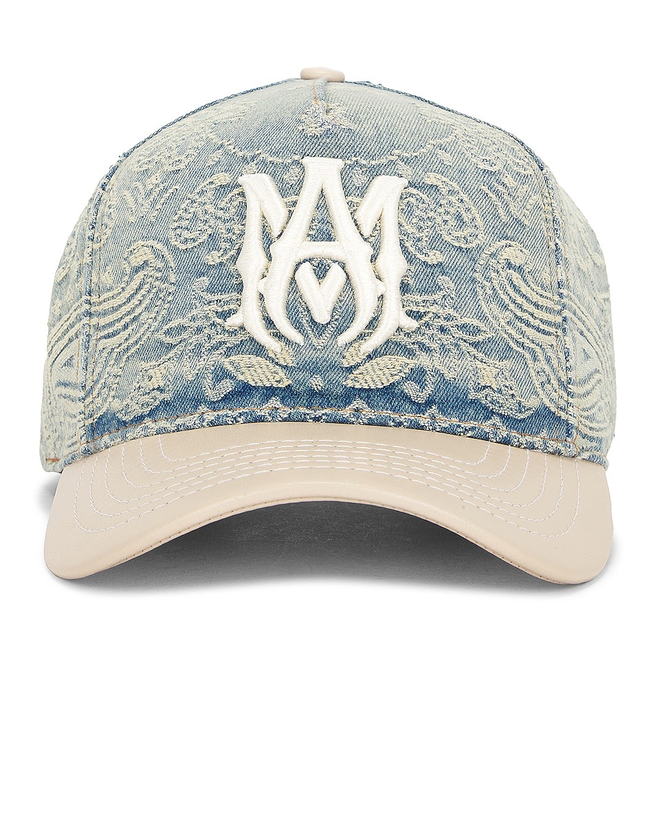 Denim Bandana Jacquard Hat - 1