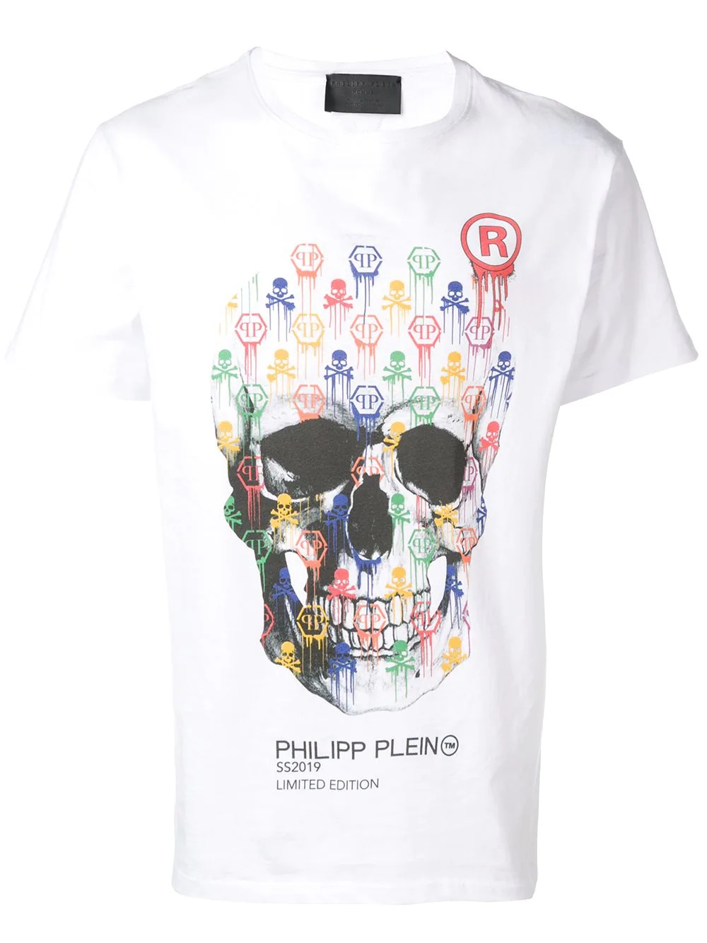 skull print T-shirt - 1