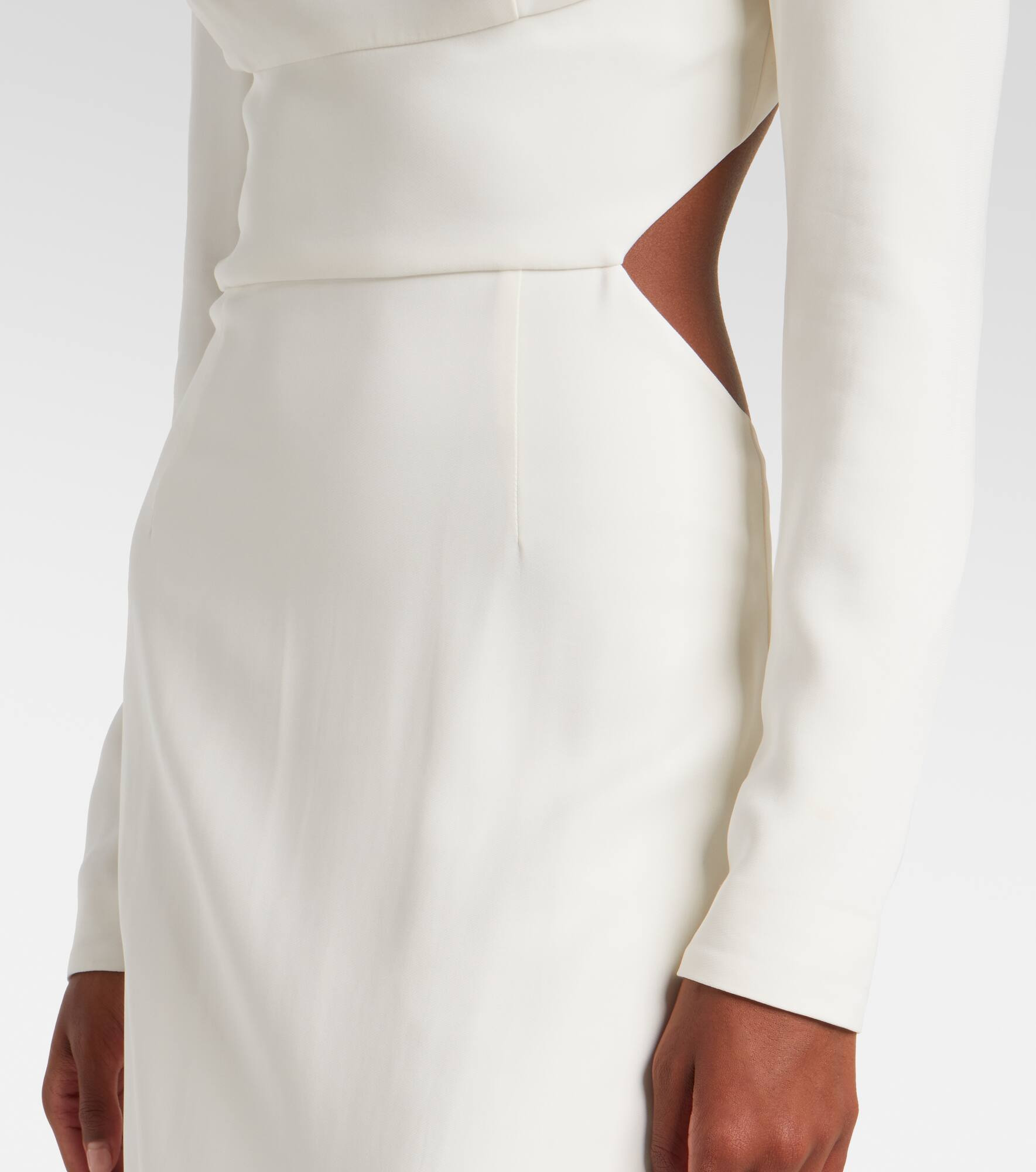 Bridal crêpe gown - 5