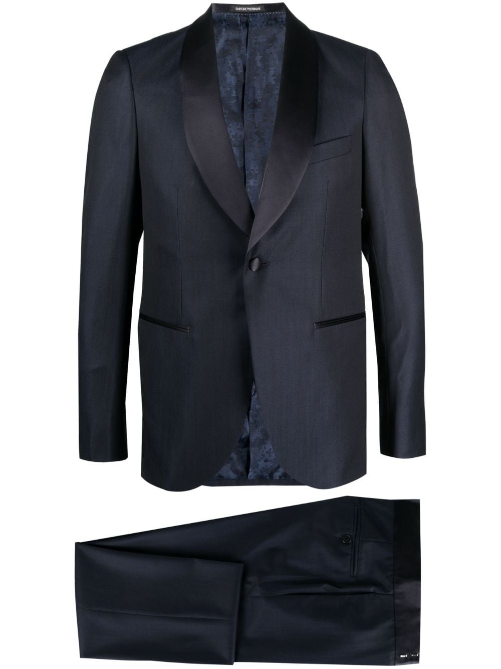 satin-lapel dinner suit - 1