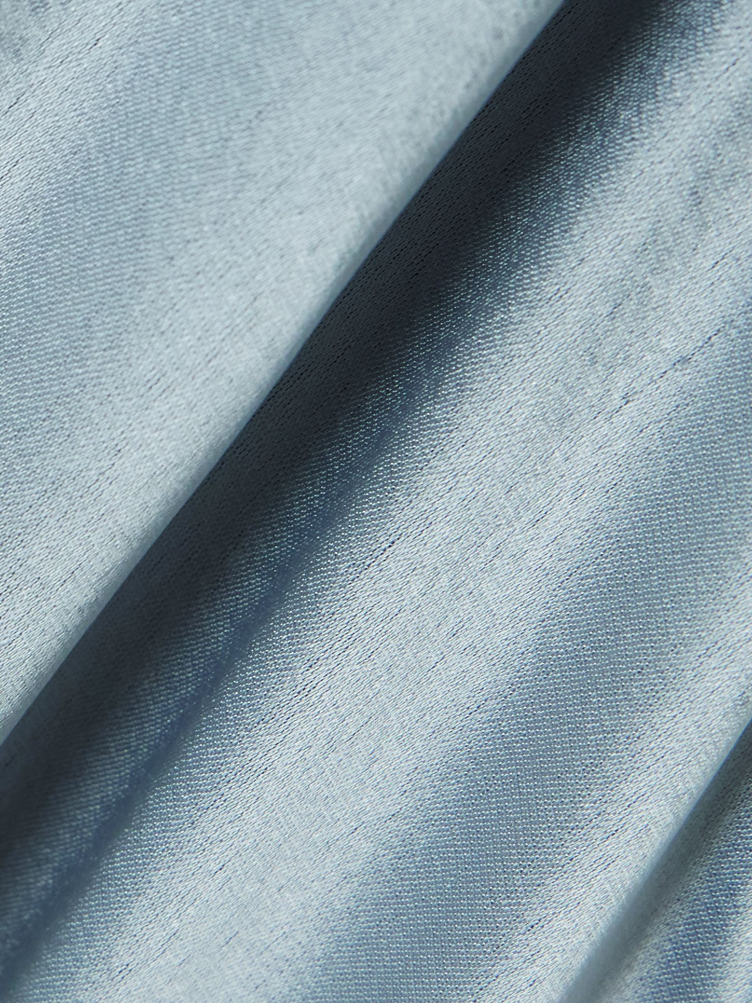 Pandora satin halterneck midi dress Light blue - 4