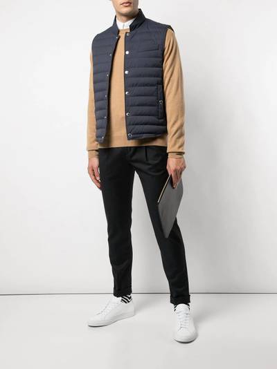 Brunello Cucinelli slim-fit gilet outlook