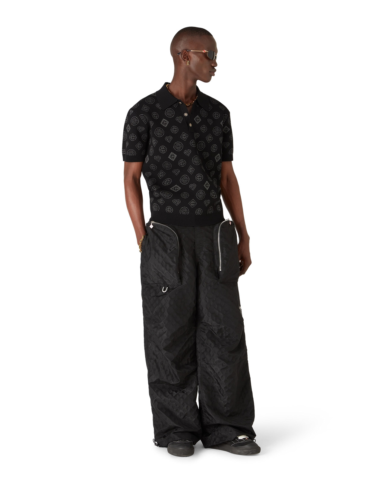 Monogram Jacquard Polo | Casablanca Paris - 2