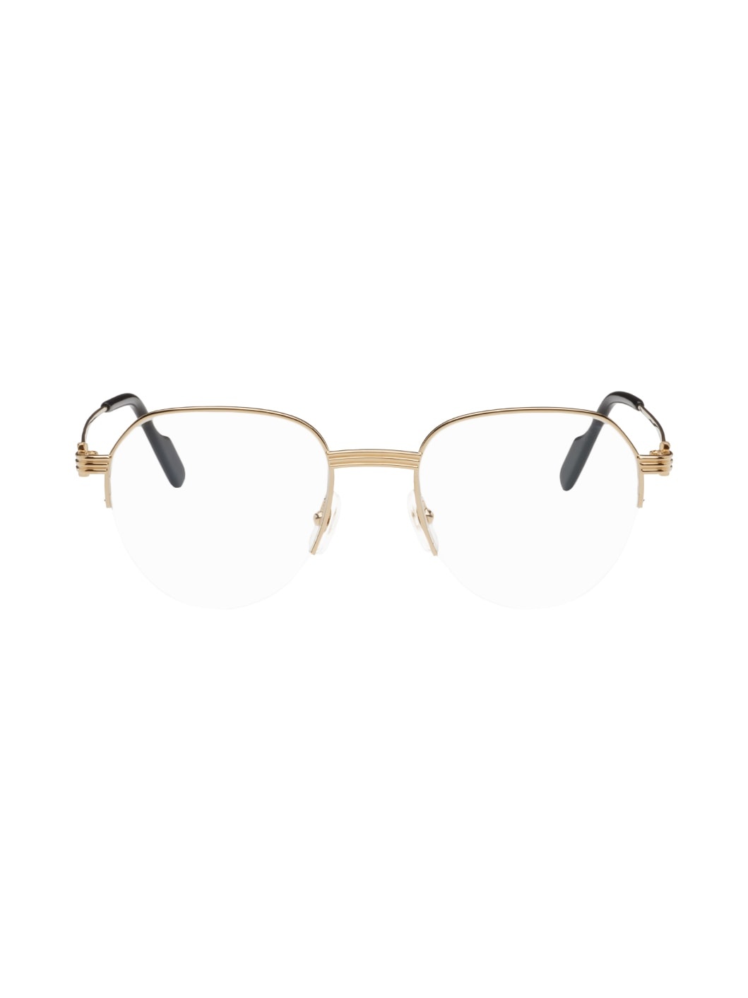 Gold Round Glasses - 1