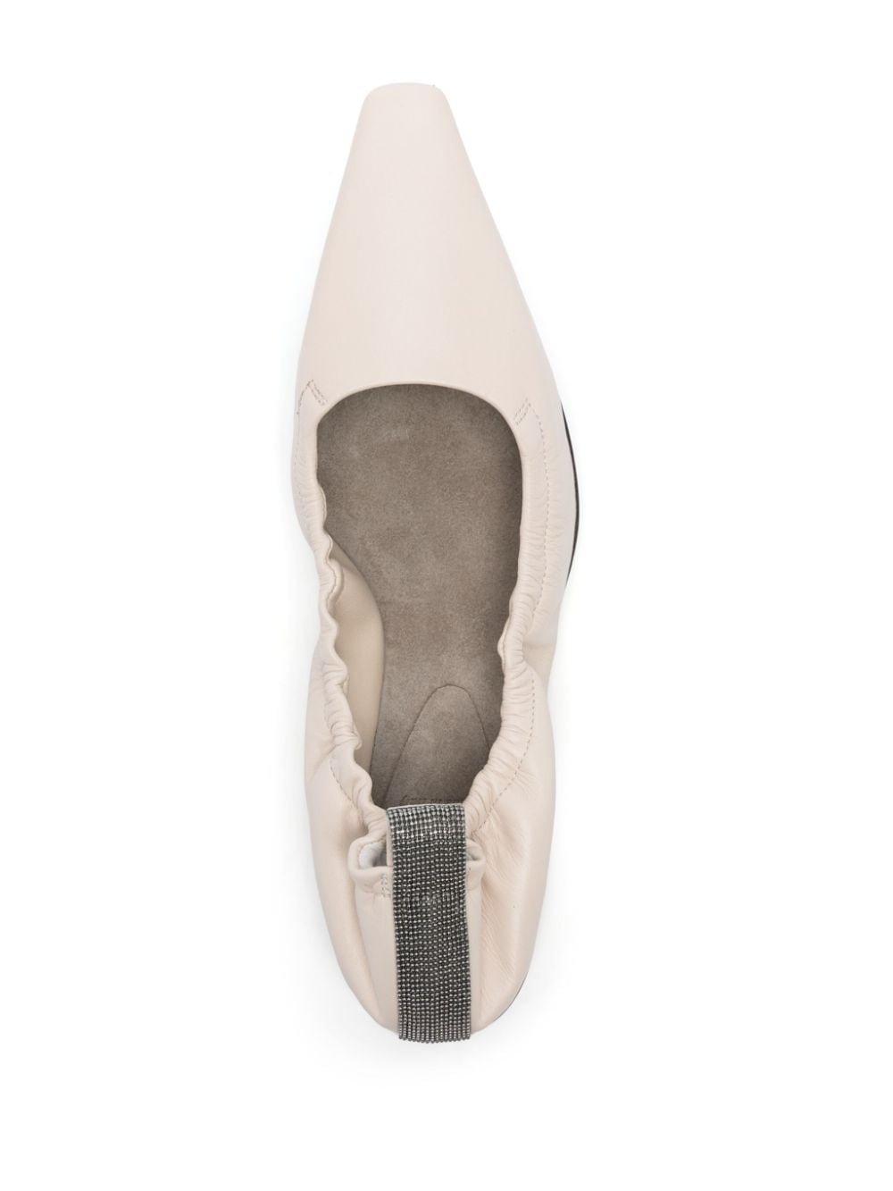 pointed-toe ballerina shoes - 4