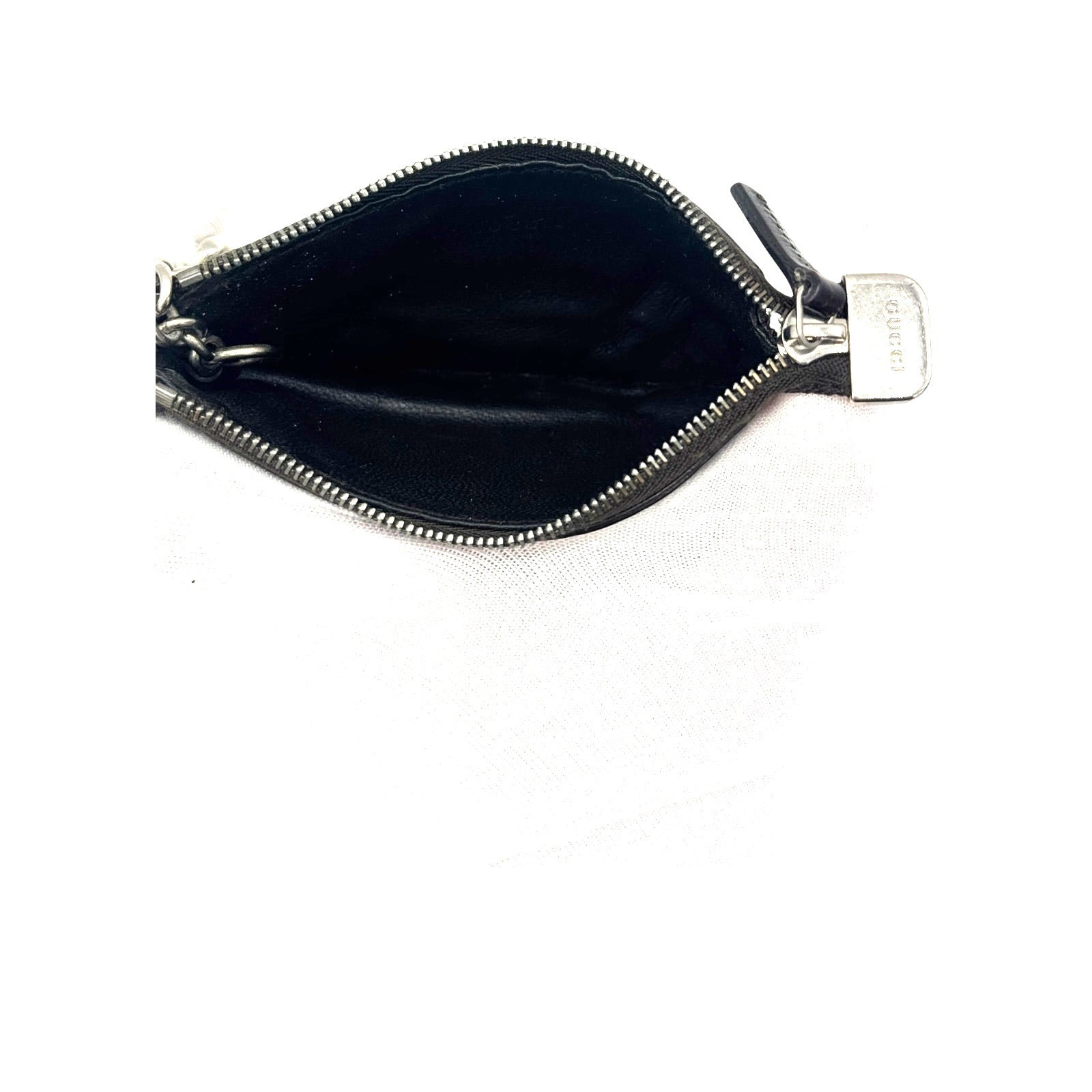 Gucci Key Pouch Cles - Chocolate Diamante Leather - 5