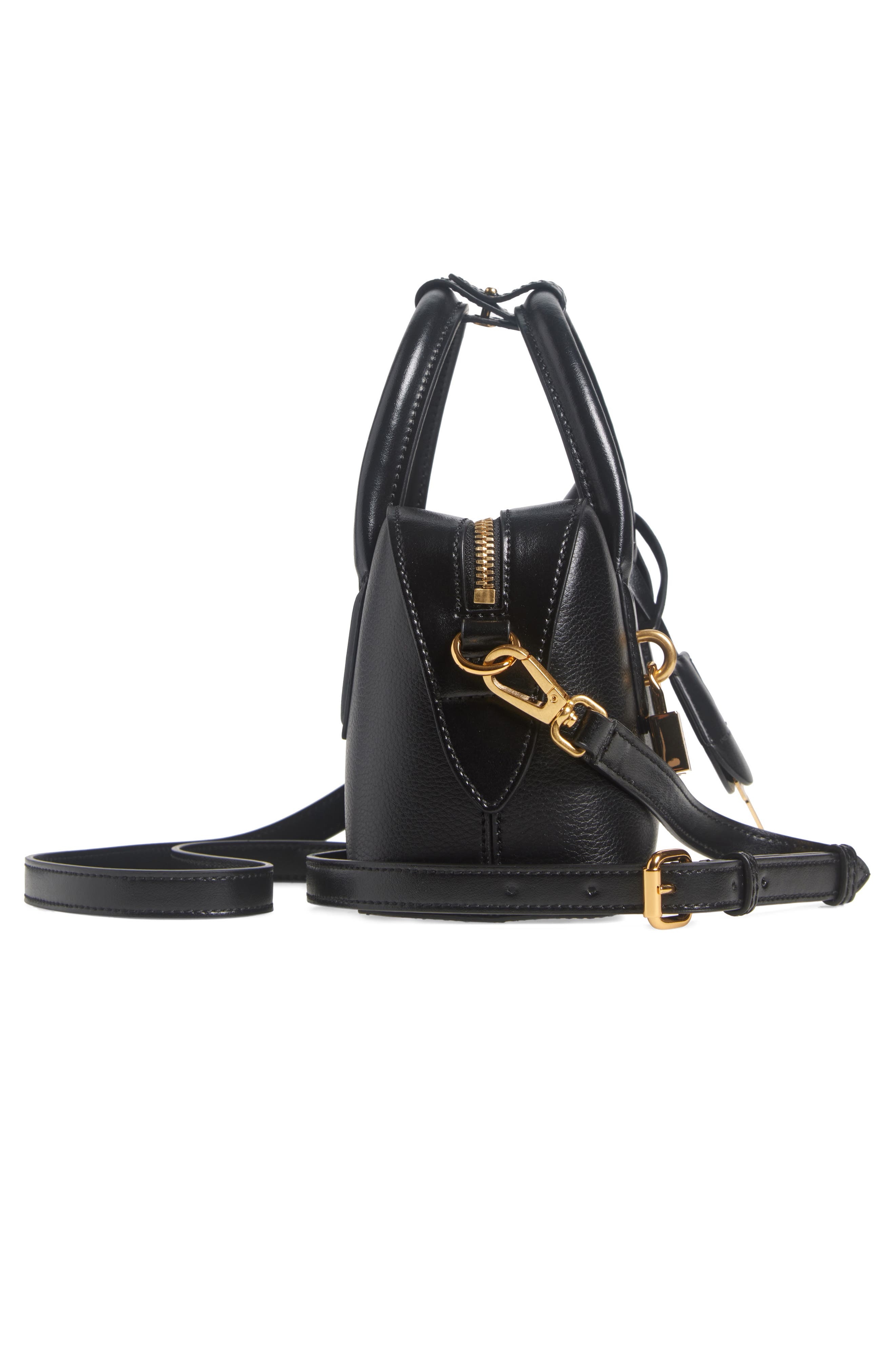 Stella McCartney Ryder Faux Leather Satchel in Black at Nordstrom - 6