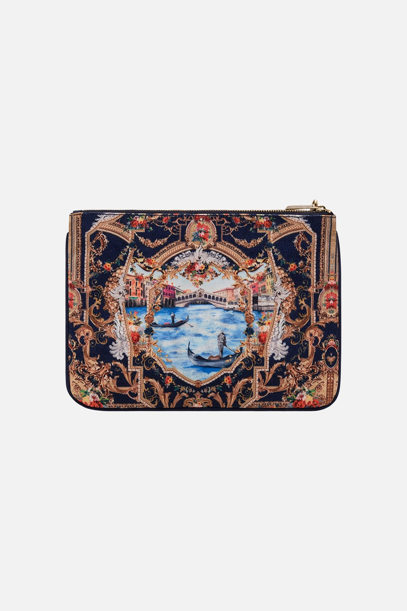 CAMILLA SMALL CANVAS CLUTCH outlook