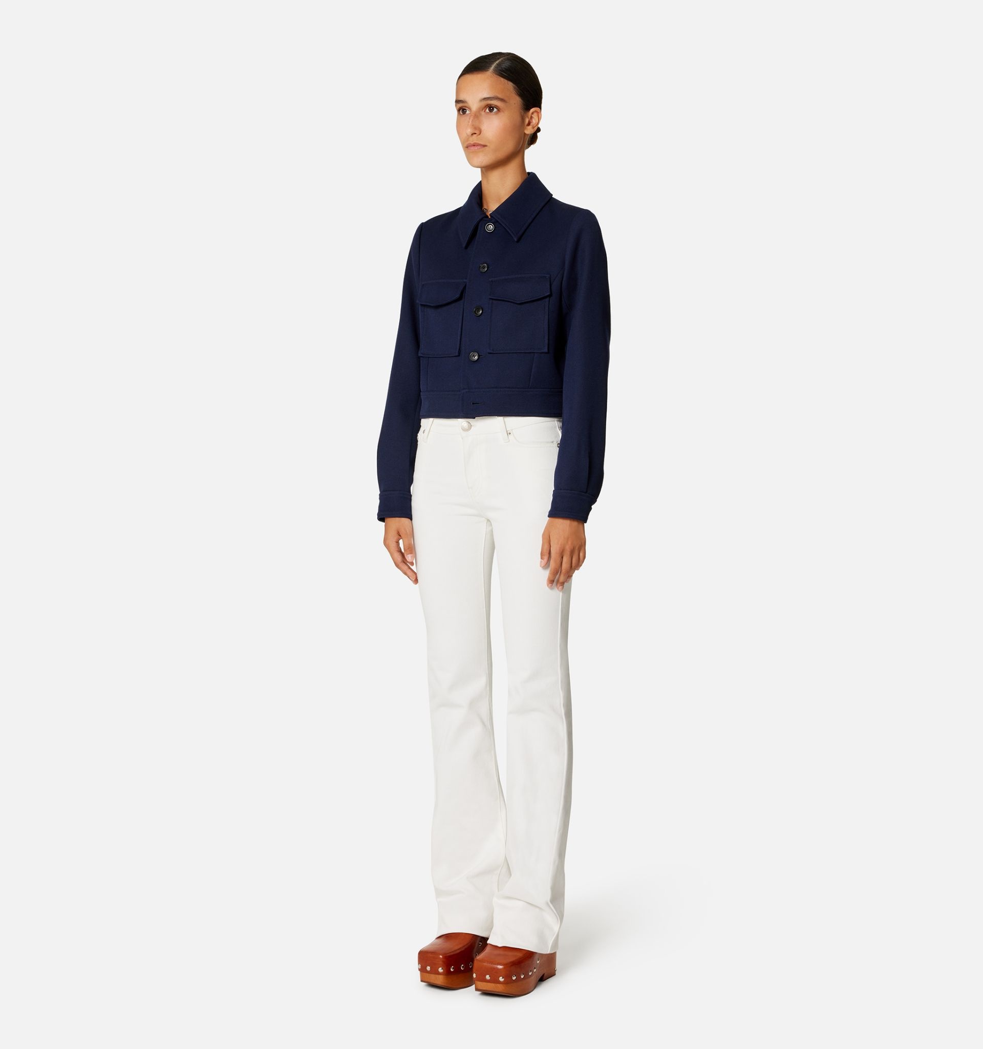 Buttoned Short Jacket - 3