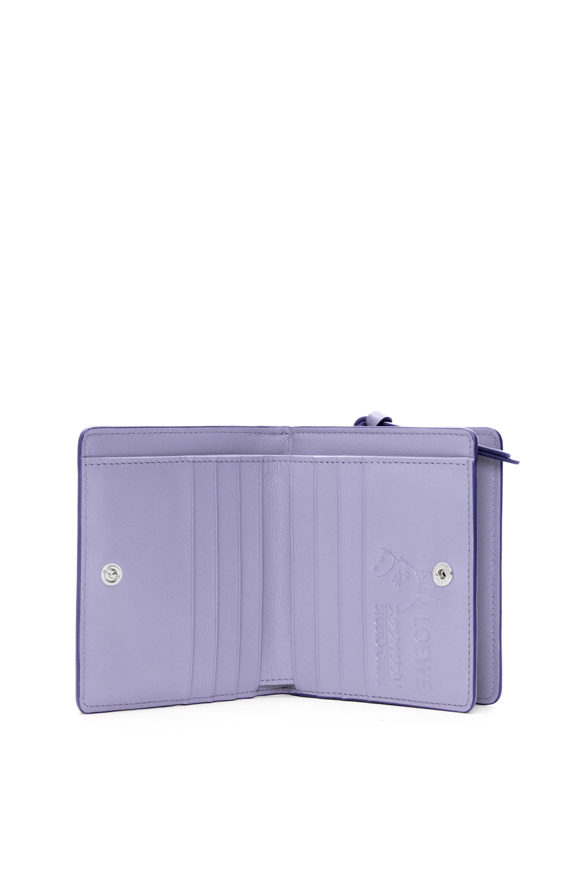 Calcifer compact zip wallet in classic calfskin - 2