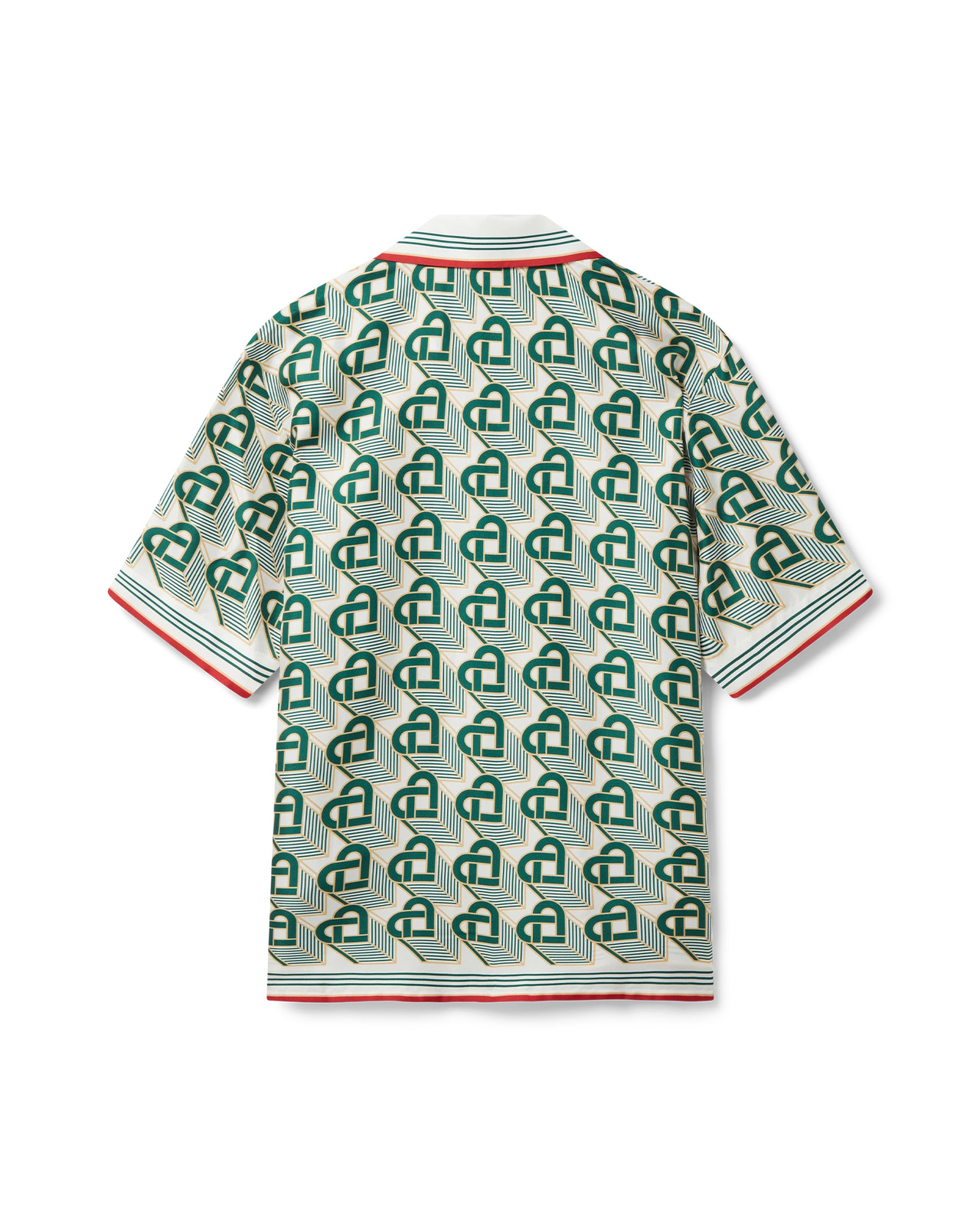 Heart Monogram Silk Shirt | Casablanca Paris - 2