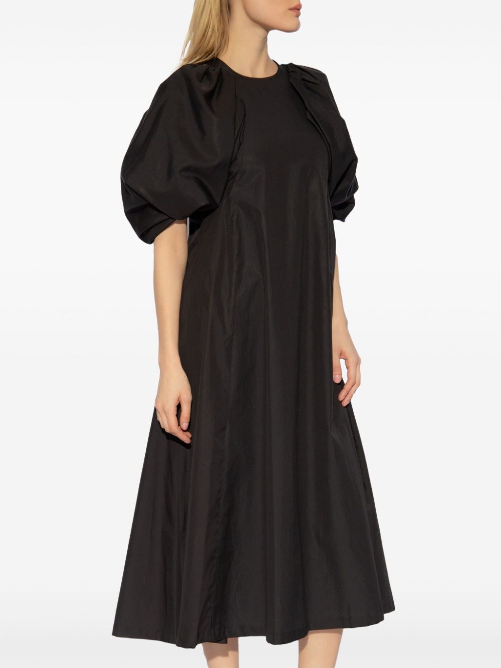puff-sleeve midi dress - 3