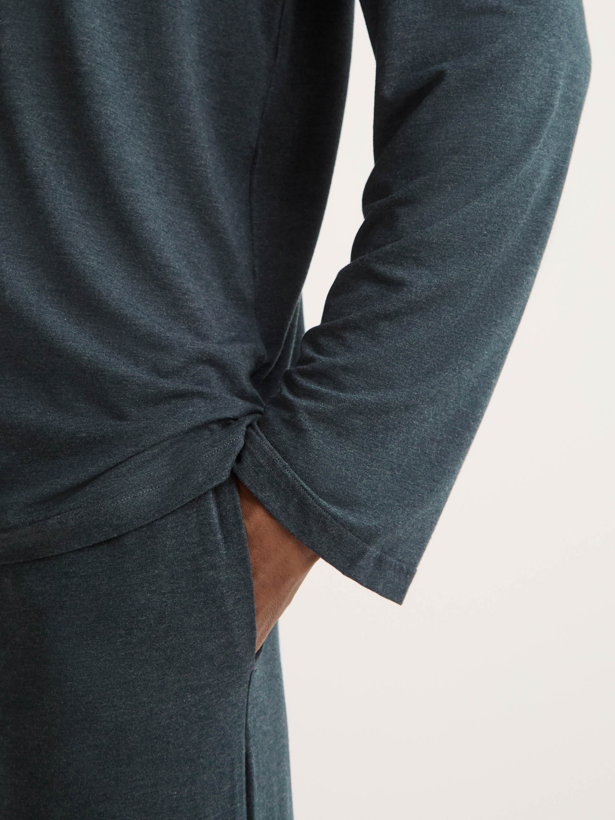 Men's Modern Fit Pyjamas Marlowe Micro Modal Stretch Anthracite - 6