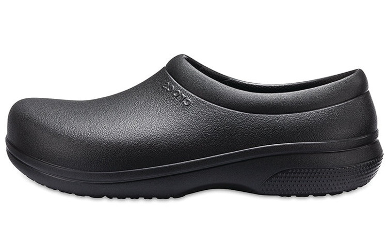 crocs Crocs On The Clock Work Slip On 'Black' 205073-001 outlook