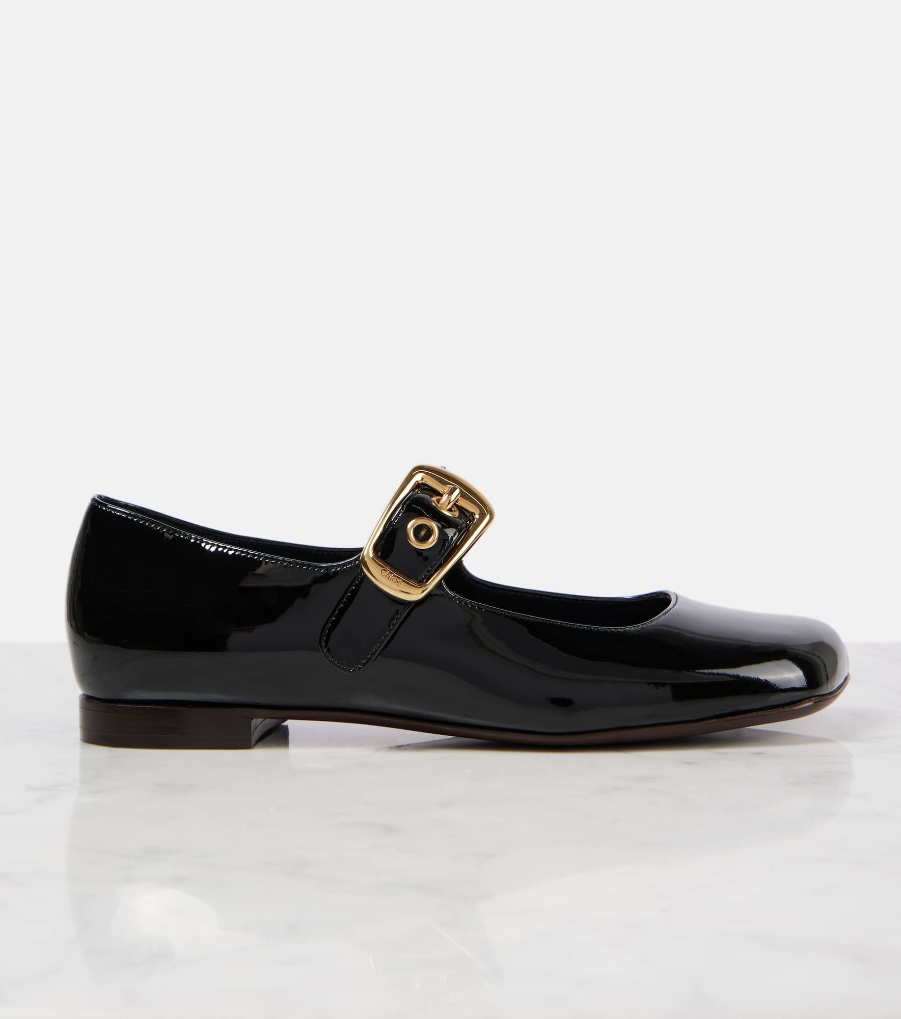 Polly patent leather Mary Jane flats - 4