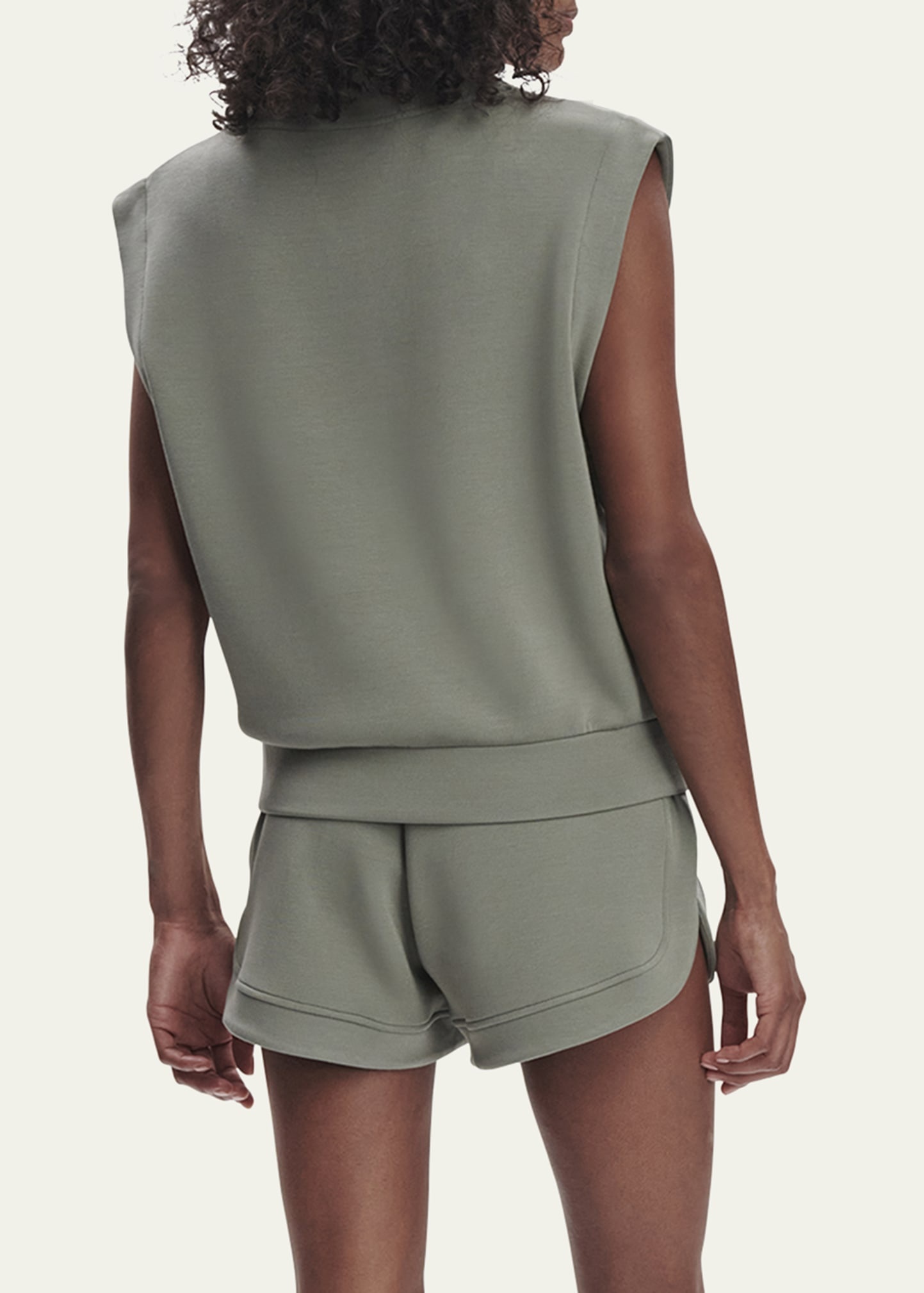 Loretta Half-Zip Sleeveless Sweatshirt - 3