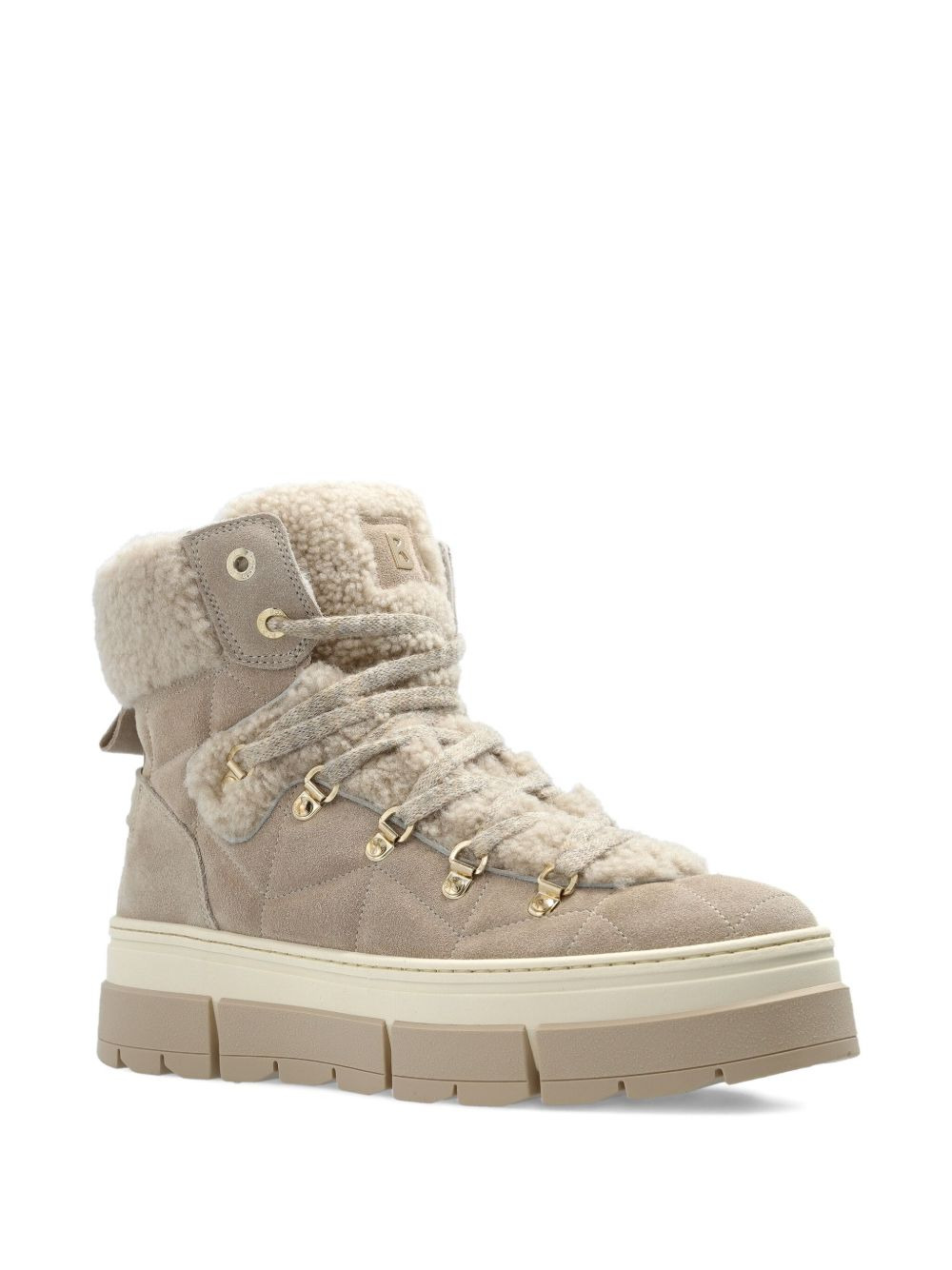 quilted high-top sneakers - 2