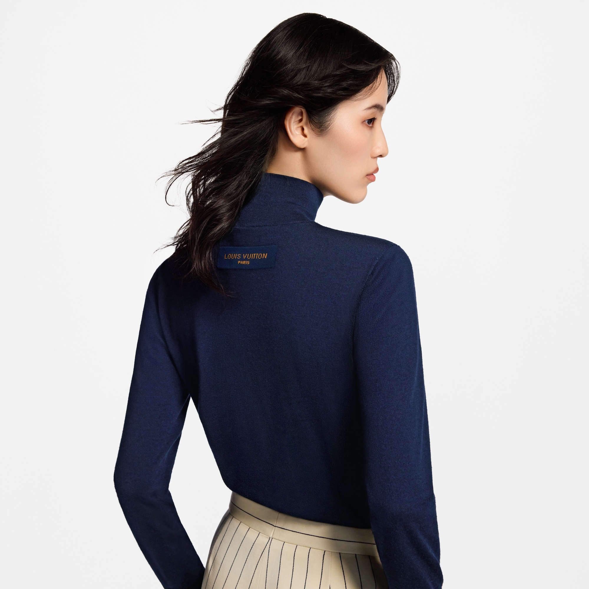 Signature Tag Turtleneck Pullover - 7