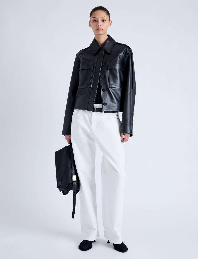 Proenza Schouler Dylan Jacket in Glossy Leather outlook