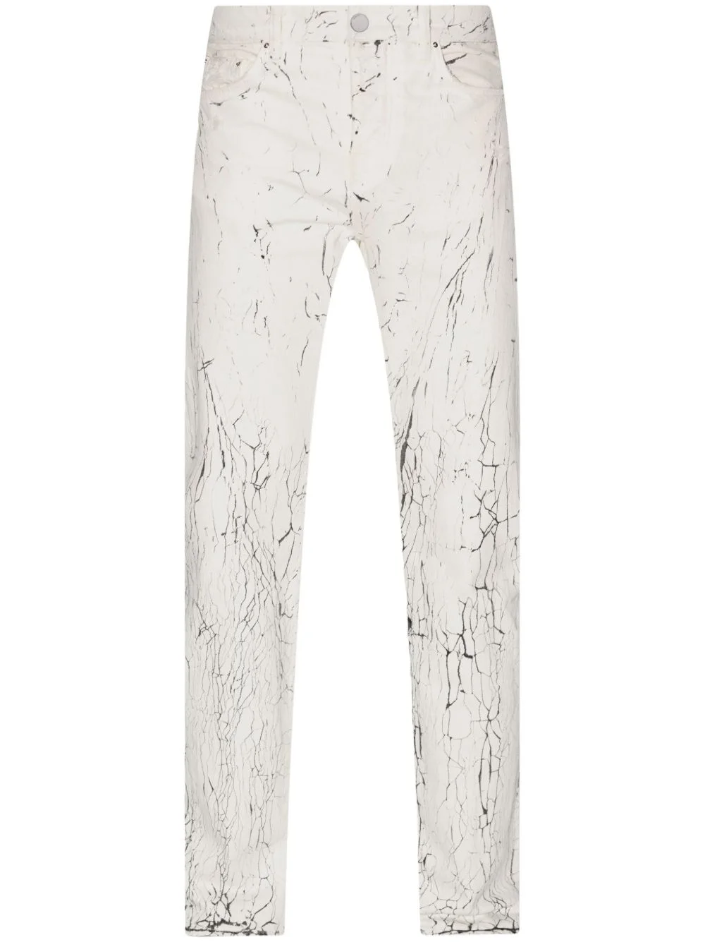 Mud Crack straight-leg jeans - 1