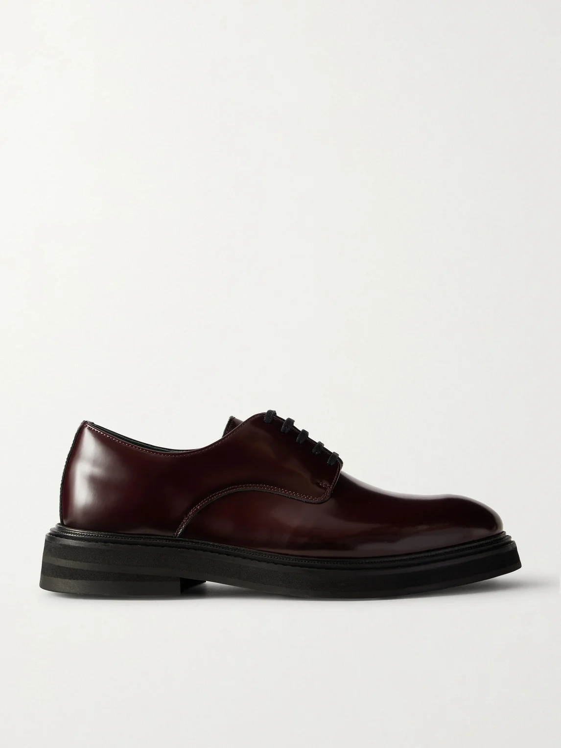 Officer Polished-Leather Derby Shoes - 1