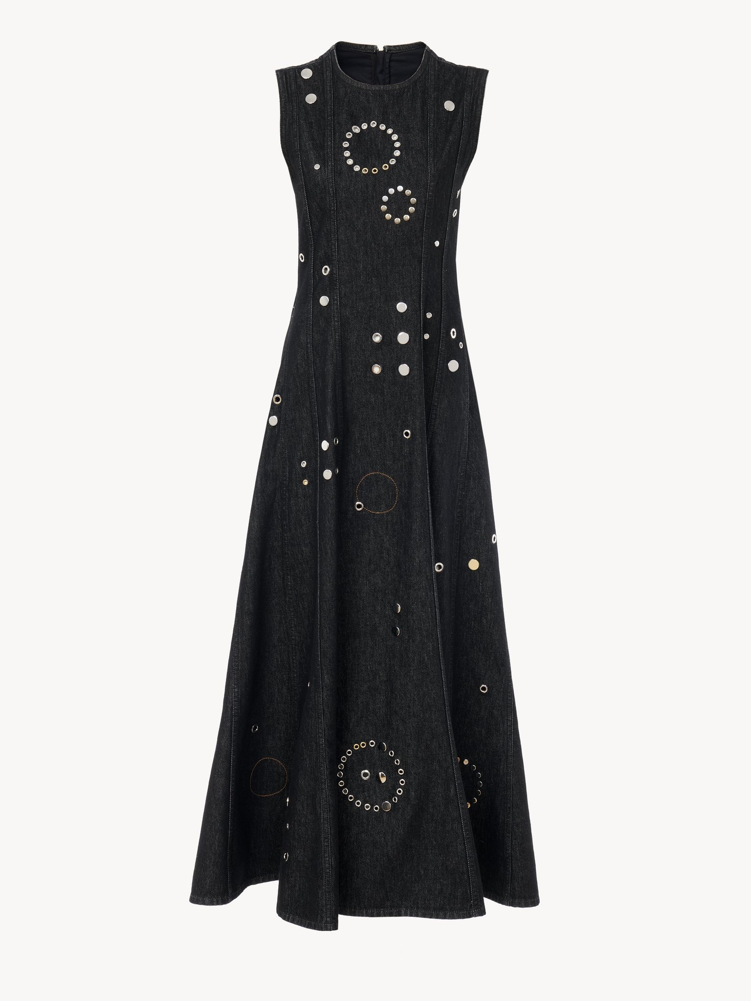 LONG SLEEVELESS DRESS - 3