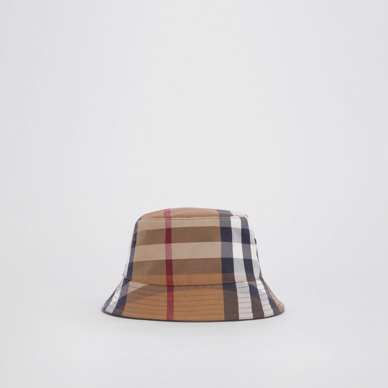 Check Cotton Canvas Bucket Hat - 4