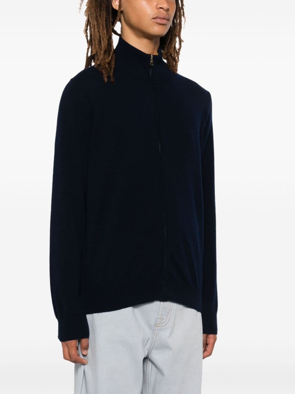 zip-up cardigan - 3