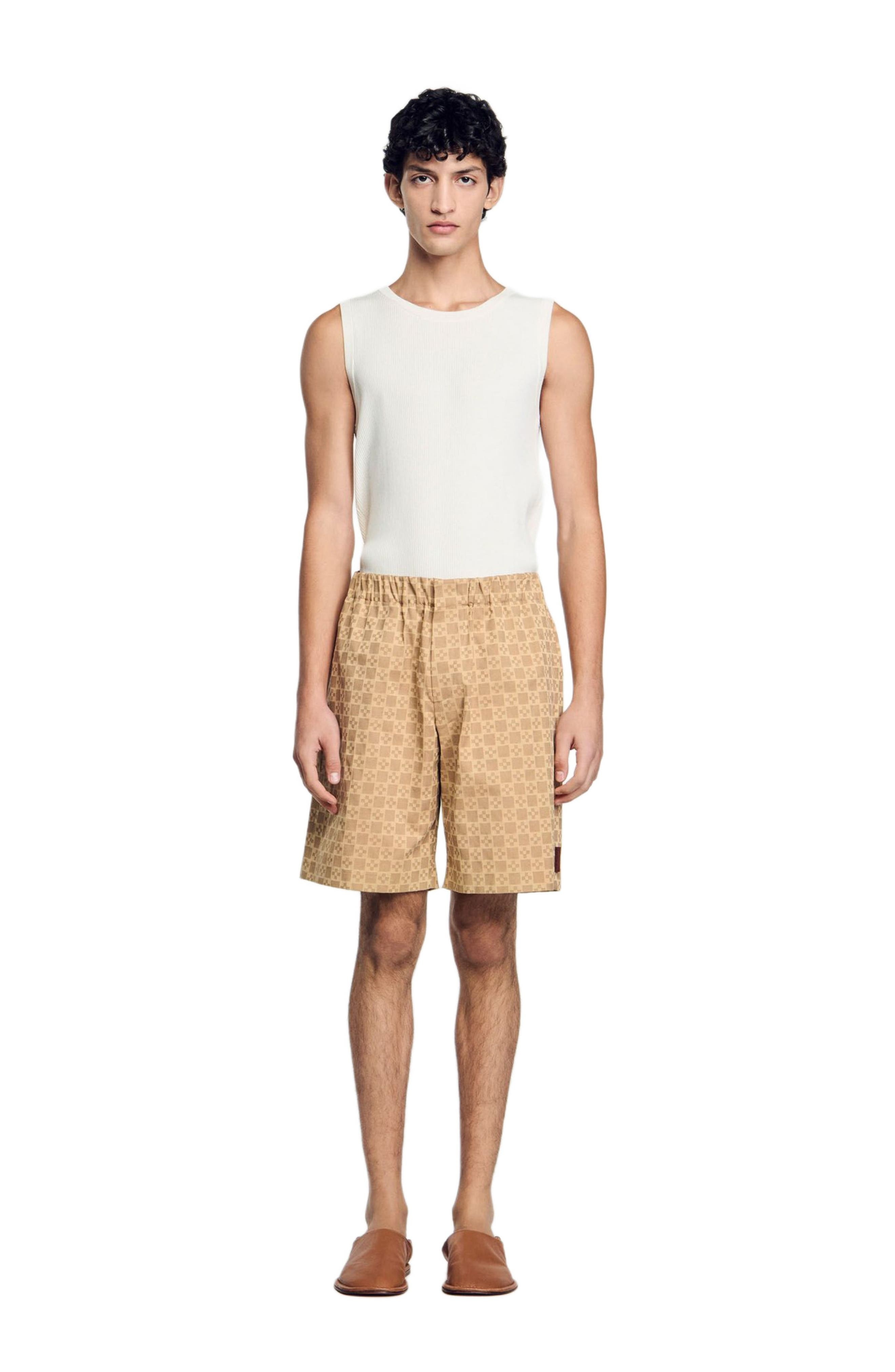 SANDRO Square Cross jacquard shorts at Nordstrom - 6