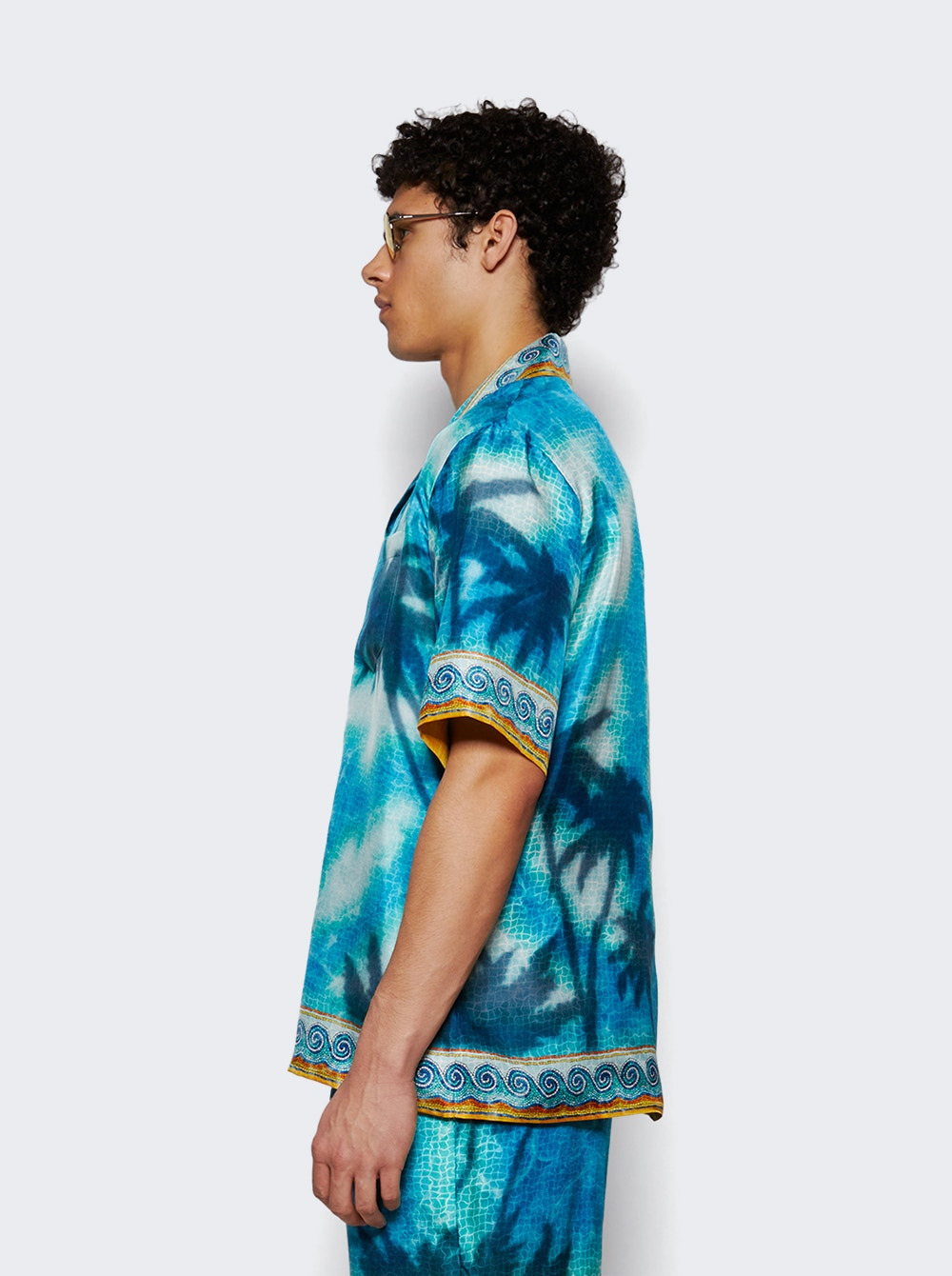 Caustics Emblem Shirt Turquoise - 3