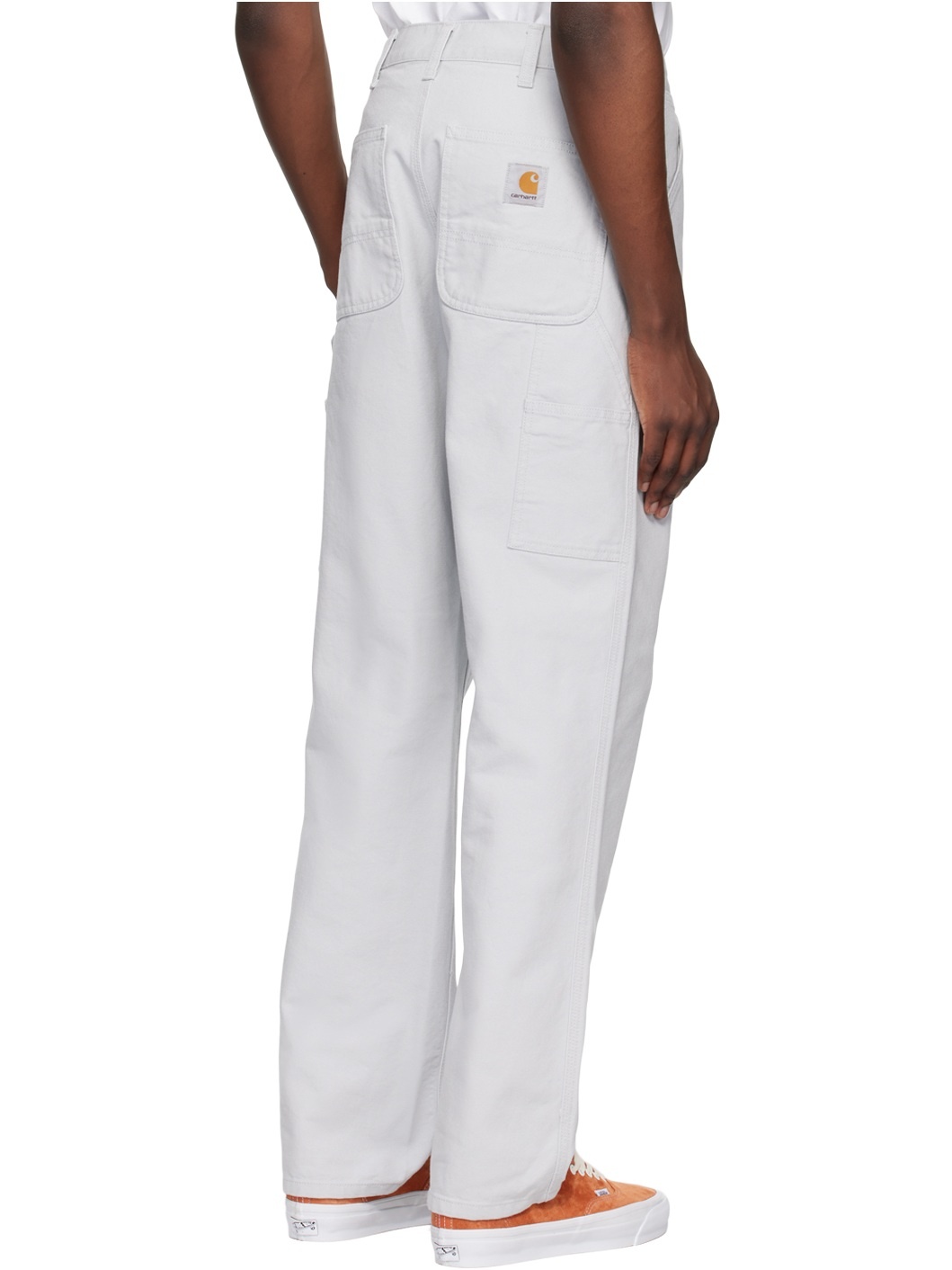 Gray Single Knee Trousers - 3