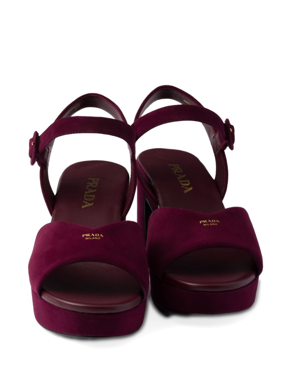 65mm buckle-strap platform sandals - 4