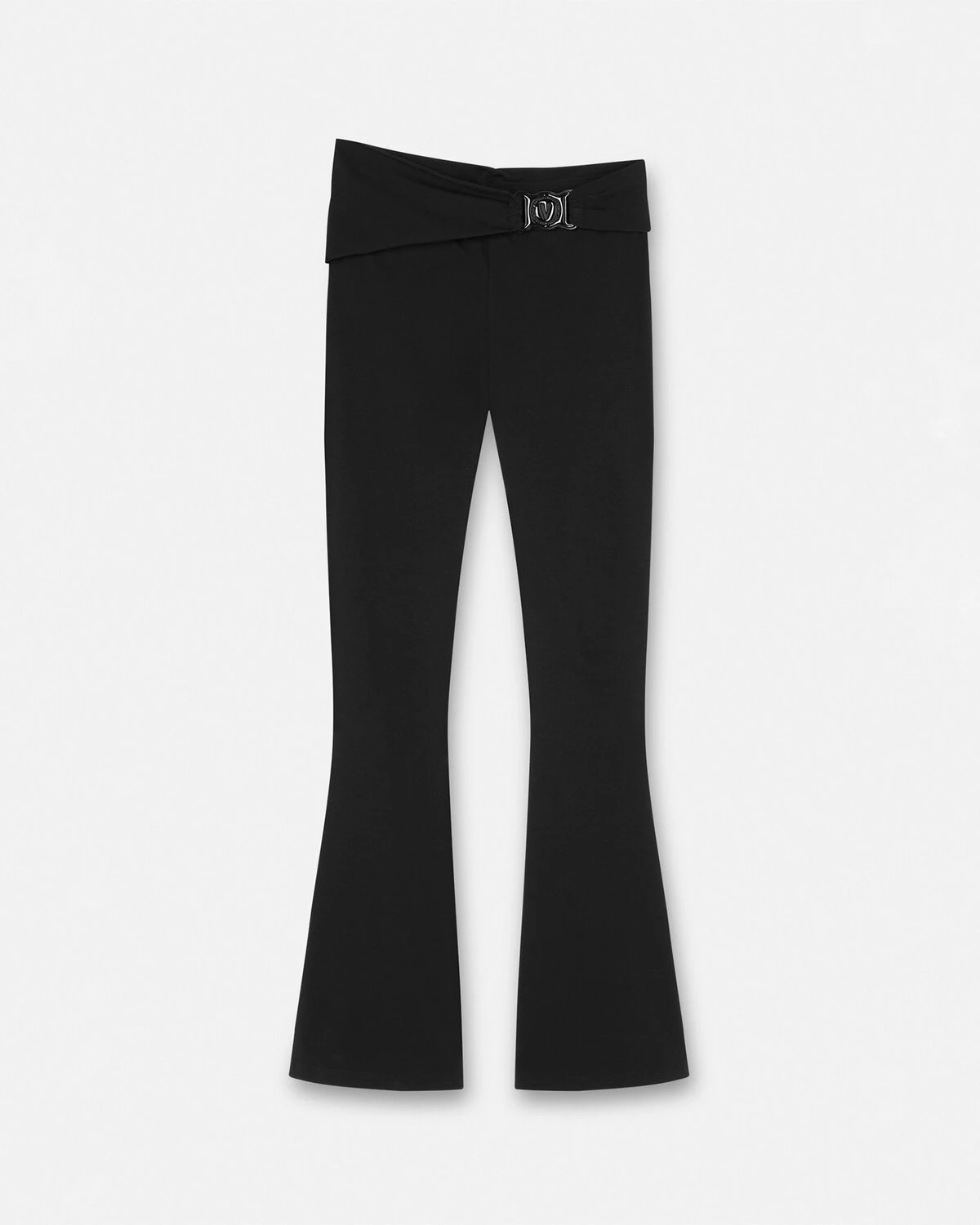 V-Emblem Flared Leggings - 1