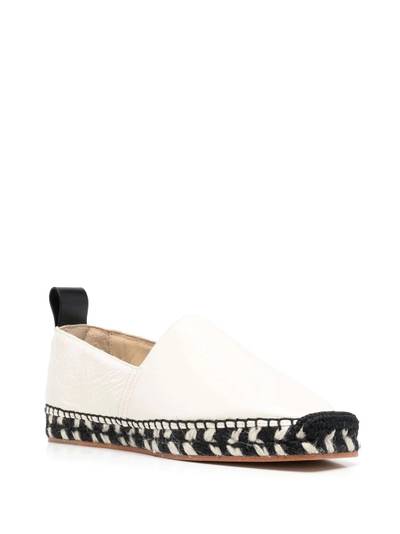 Proenza Schouler round-toe leather espadrilles outlook