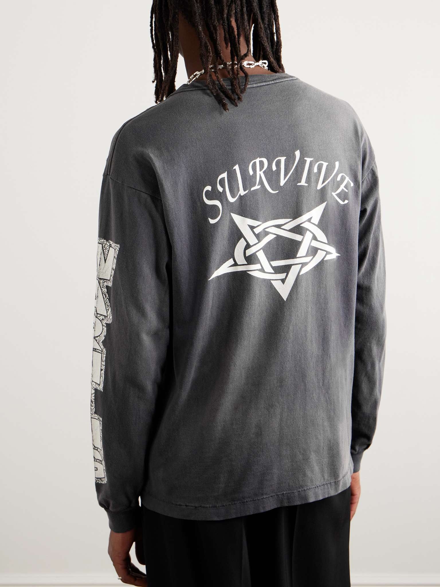 Printed Cotton-Jersey Sweatshirt - 4