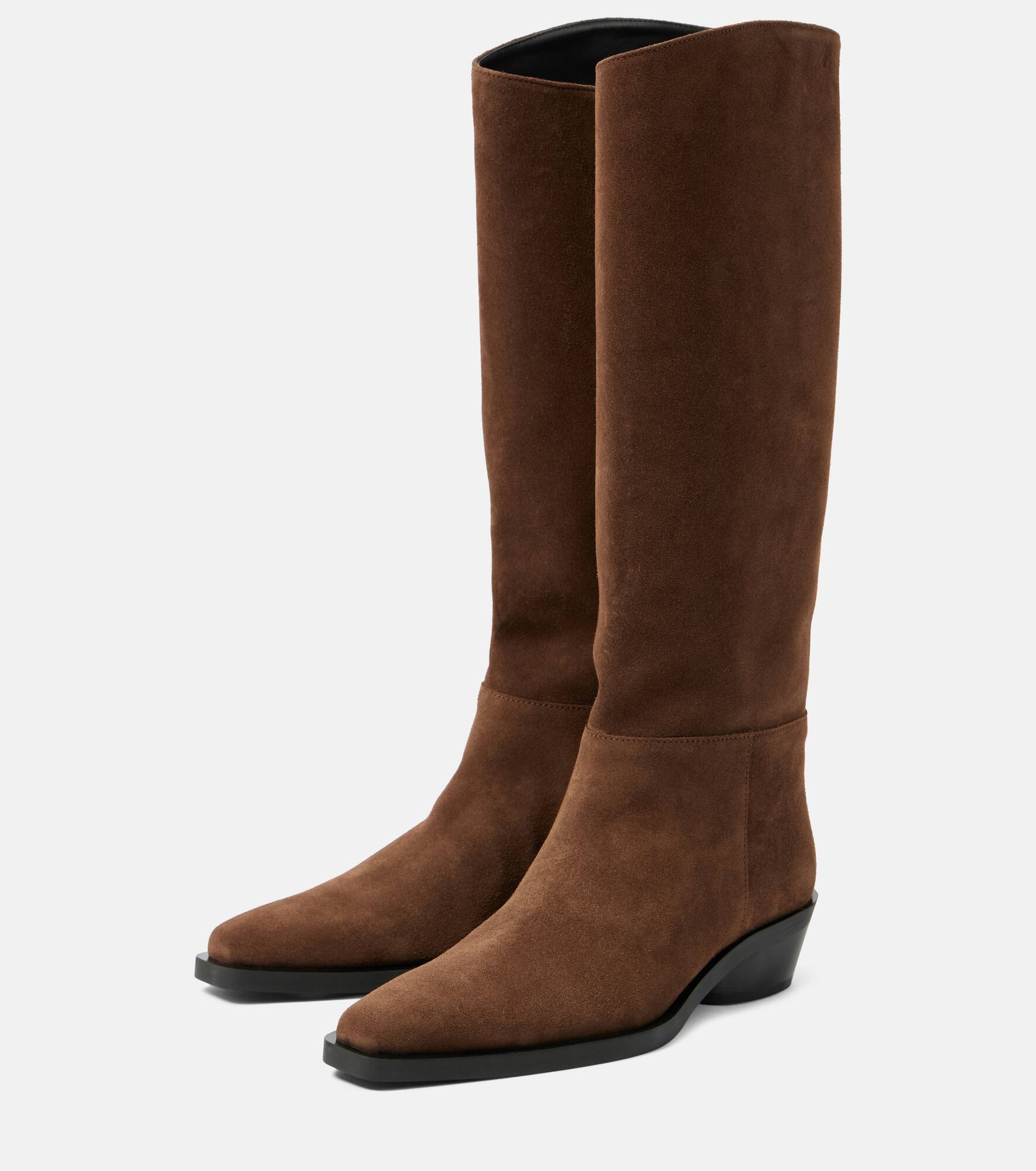 Bronco suede knee-high boots - 5