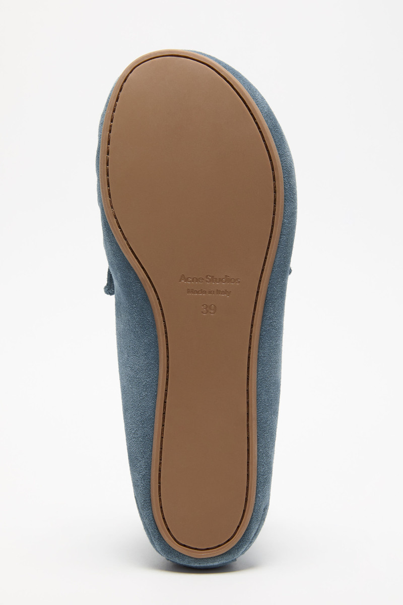 Suede loafers - Denim blue 6