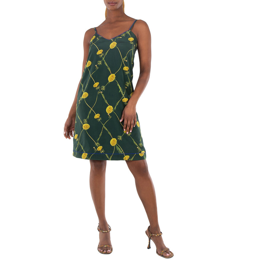 Burberry Dandelion Print Silk Dress - 4