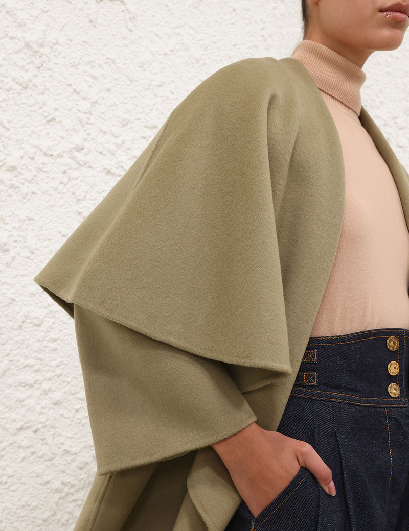 REBELLION TIE NECK CAPE 5